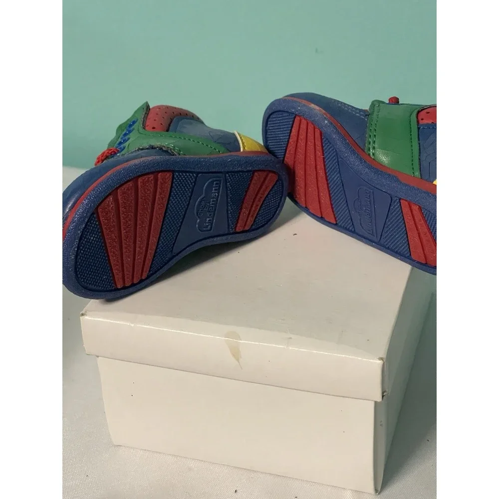 VTG Shoes By Lindemann Multi Color‎ Size 2D Infant Genuine, Leather Upper New